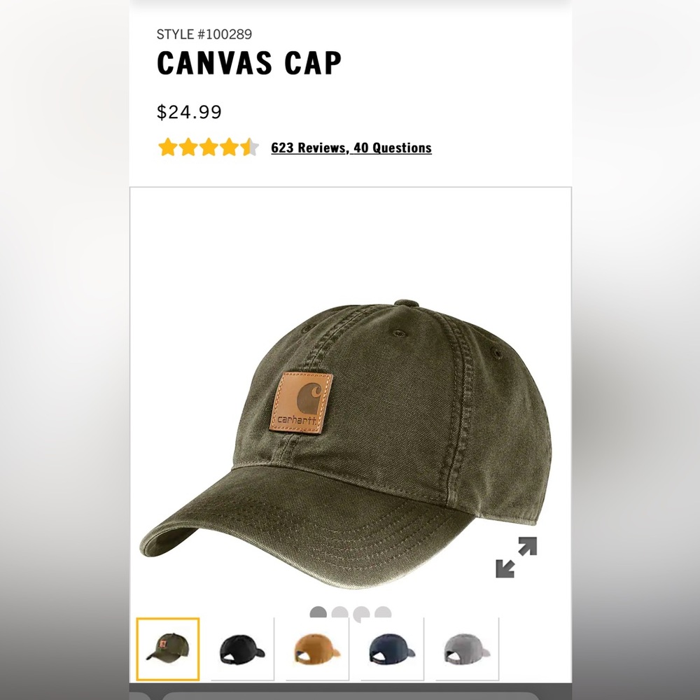 Carhartt Adjustable Cap